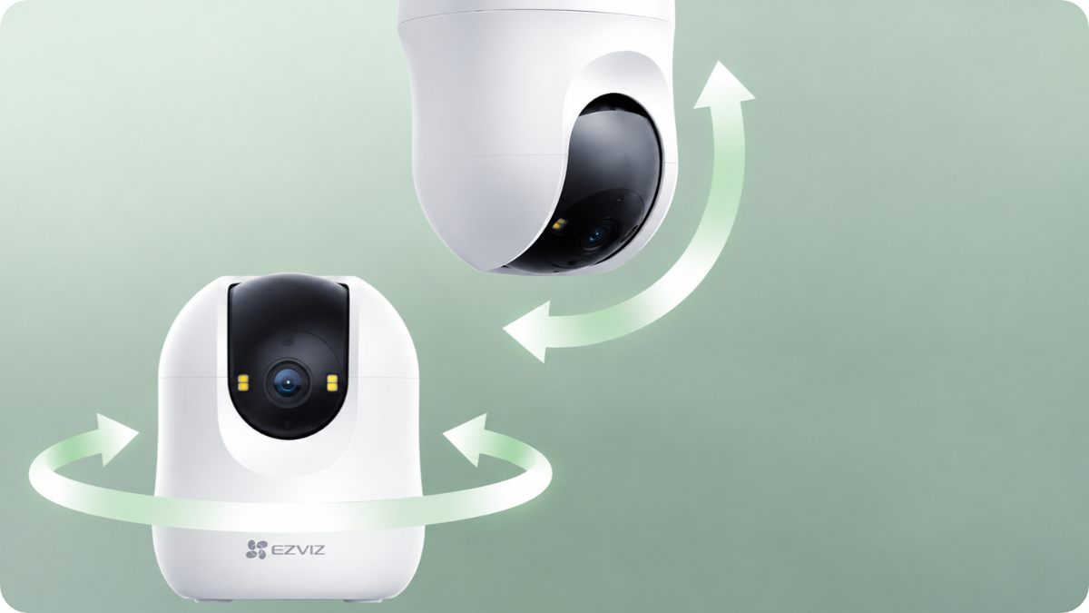 EZVIZ C6N G1 – rotire orizontală la 350 de grade și înclinare verticală la 85 de grade